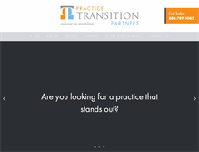 Tablet Screenshot of practicetransitions.com